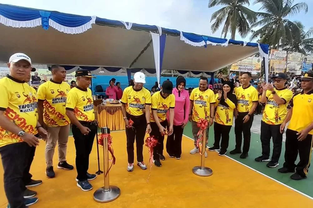 Turnamen Bola Volly Bergengsi ‘Kapolres CUP Ketapang 2023’ Resmi Dibuka