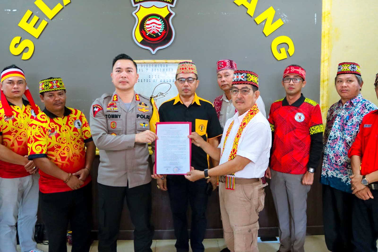 Sampaikan Sikap Terkait Kasus Yesa, DAD Ketapang Adakan Pertemuan Bersama Kapolres Ketapang