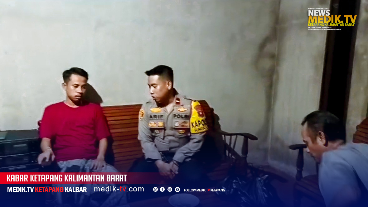 Wujud Kepedulian, Jajaran Polres Ketapang Jenguk Anggota KPPS Yang Sakit