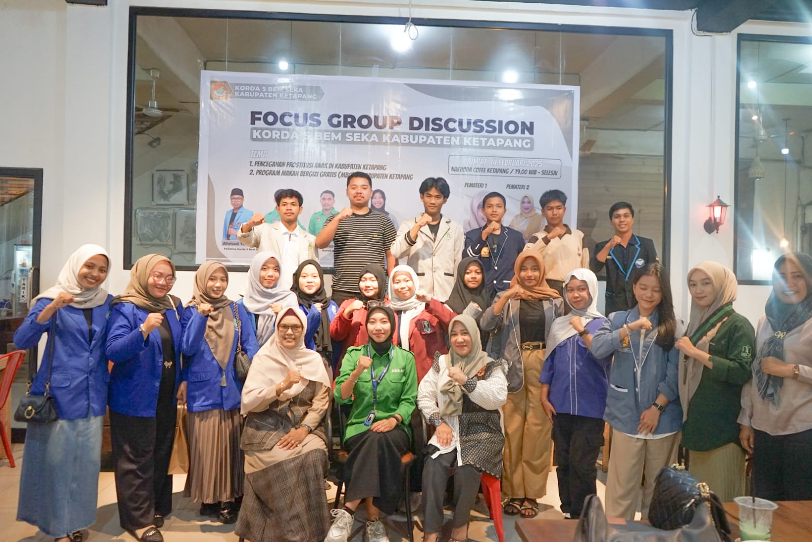 Cegah Prostitusi Anak Korda 5 BEM SEKA Ketapang Adakan Focus Group Discussion