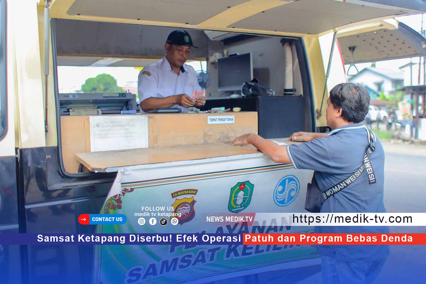 Samsat Ketapang Diserbu! Efek Operasi Patuh dan Program Bebas Denda