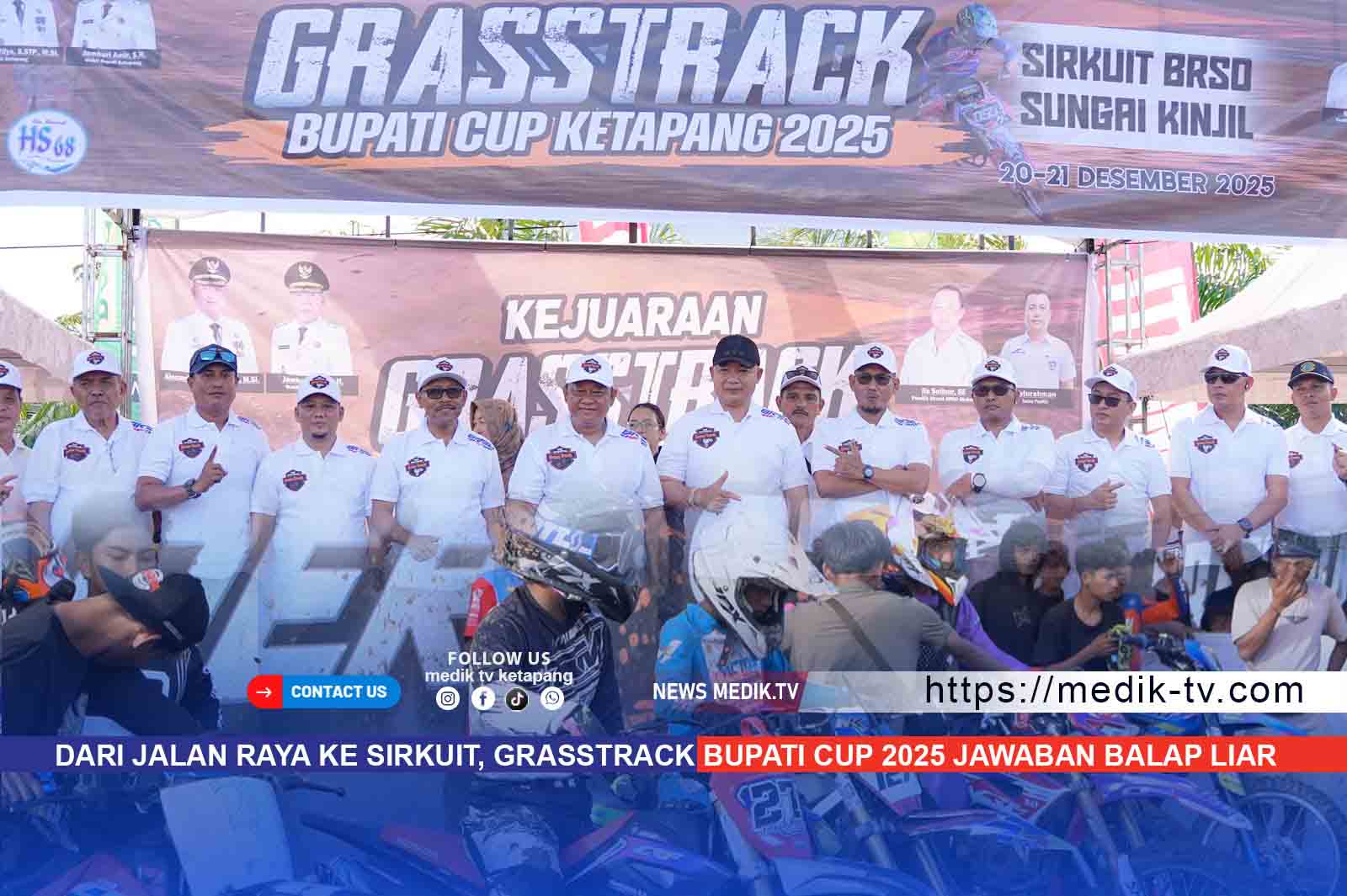 Dari Jalan Raya ke Sirkuit, Grasstrack Bupati Cup 2025 Jawaban Balap Liar