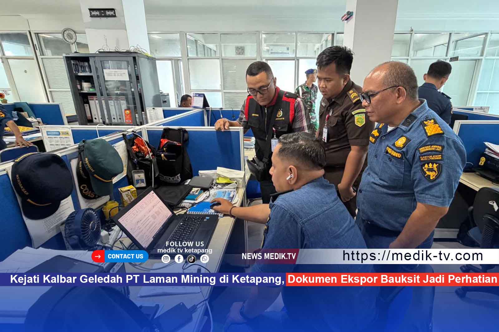 Kejati Kalbar Geledah PT Laman Mining di Ketapang, Dokumen Ekspor Bauksit Jadi Perhatian