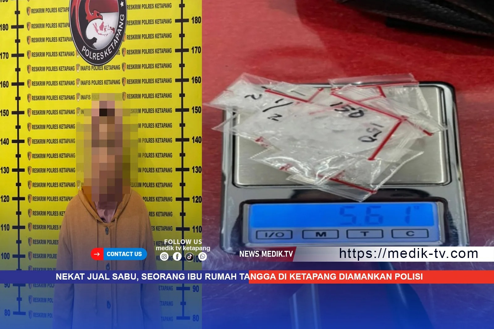 Nekat Jual Sabu, Seorang Ibu Rumah Tangga Di Ketapang Diamankan Polisi