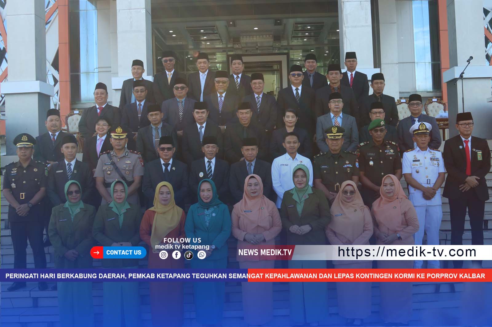 Peringati Hari Berkabung Daerah, Pemkab Ketapang Teguhkan Semangat Kepahlawanan dan Lepas Kontingen KORMI ke Porprov Kalbar